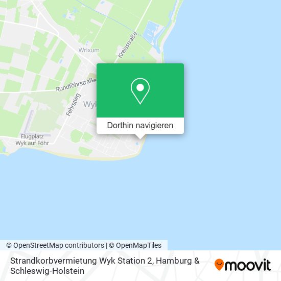 Strandkorbvermietung Wyk Station 2 Karte