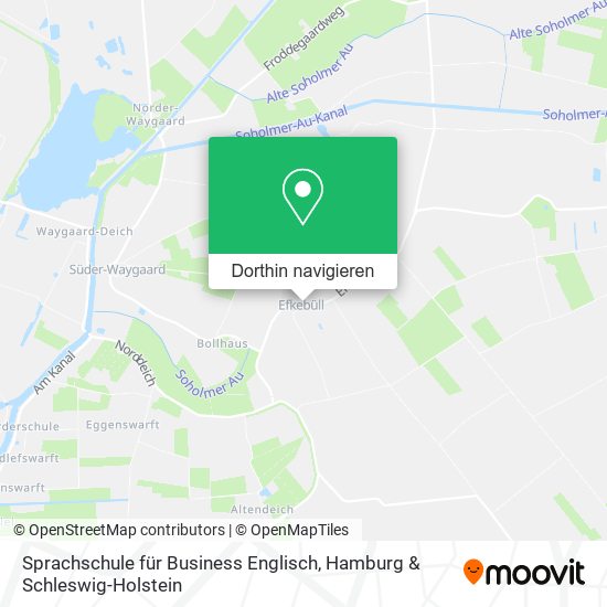 Sprachschule für Business Englisch Karte