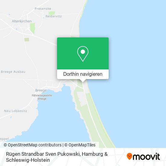 Rügen Strandbar Sven Pukowski Karte