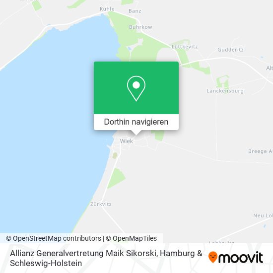 Allianz Generalvertretung Maik Sikorski Karte