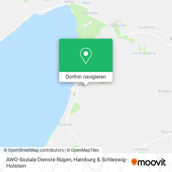 AWO-Soziale Dienste Rügen Karte