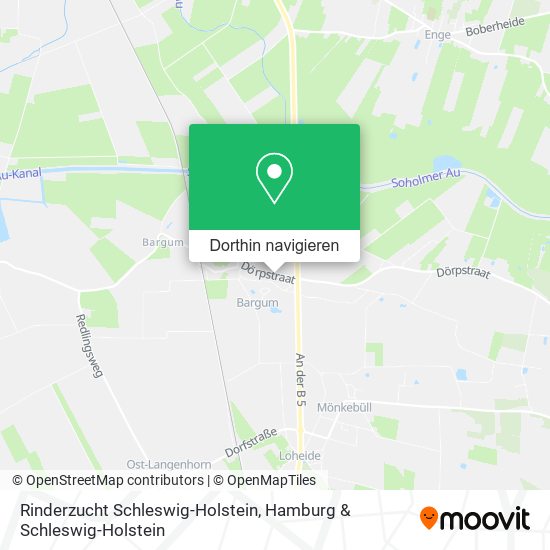 Rinderzucht Schleswig-Holstein Karte