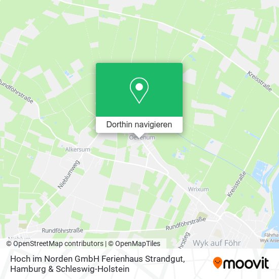 Hoch im Norden GmbH Ferienhaus Strandgut Karte