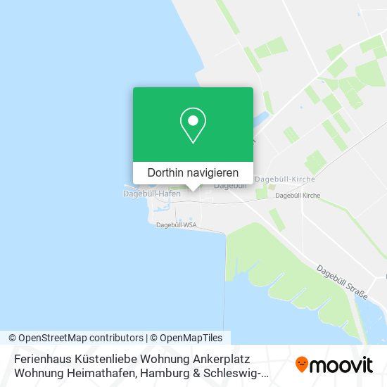 Ferienhaus Küstenliebe Wohnung Ankerplatz Wohnung Heimathafen Karte