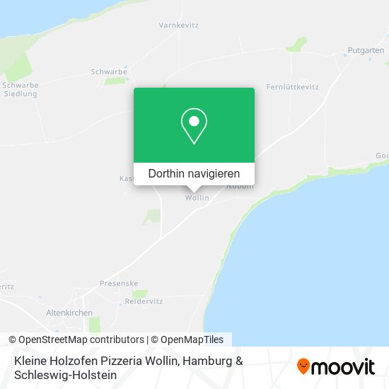 Kleine Holzofen Pizzeria Wollin Karte