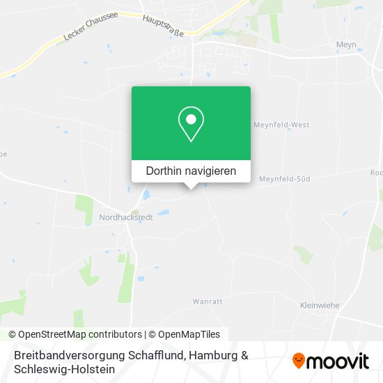 Breitbandversorgung Schafflund Karte