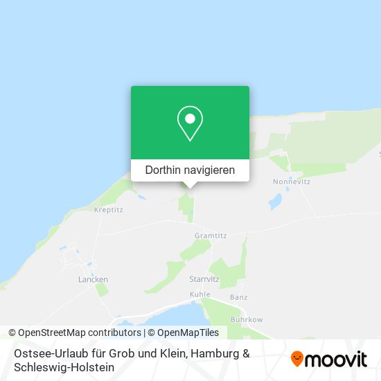 Ostsee-Urlaub für Grob und Klein Karte