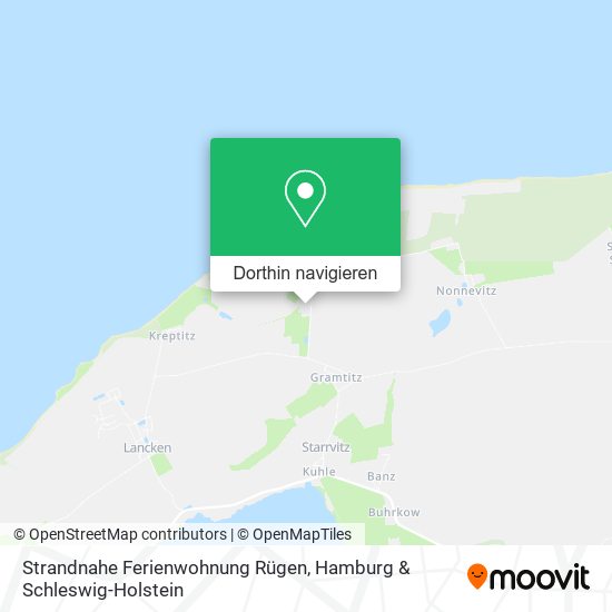 Strandnahe Ferienwohnung Rügen Karte