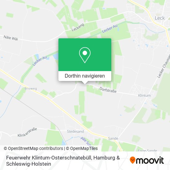 Feuerwehr Klintum-Osterschnatebüll Karte