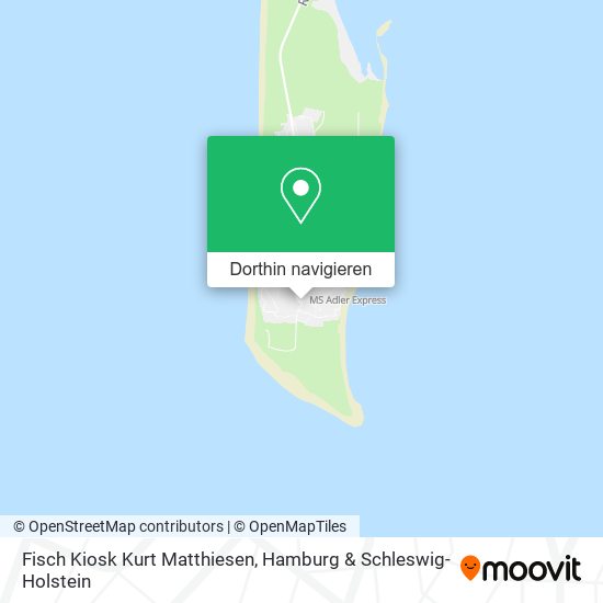 Fisch Kiosk Kurt Matthiesen Karte