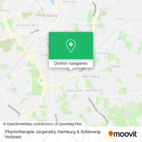 Physiotherapie Jürgensby Karte