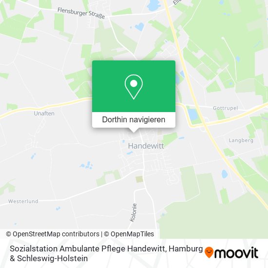 Sozialstation Ambulante Pflege Handewitt Karte