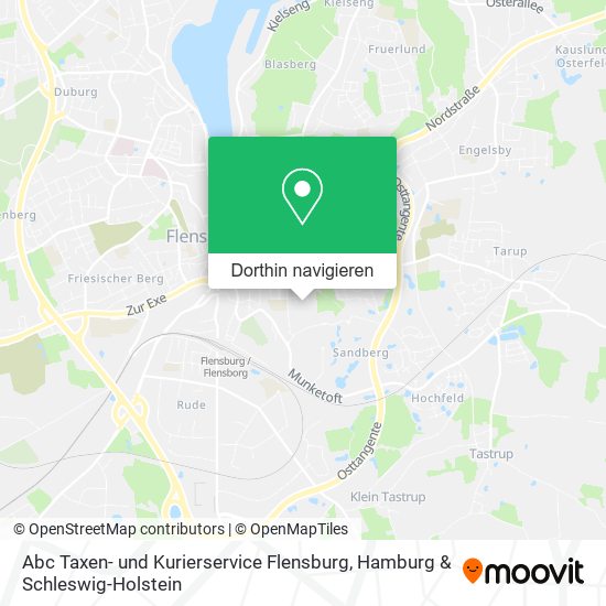 Abc Taxen- und Kurierservice Flensburg Karte