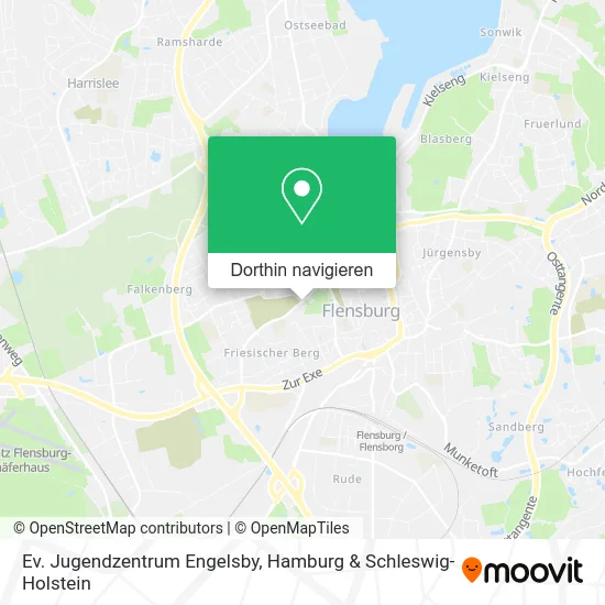 Ev. Jugendzentrum Engelsby Karte