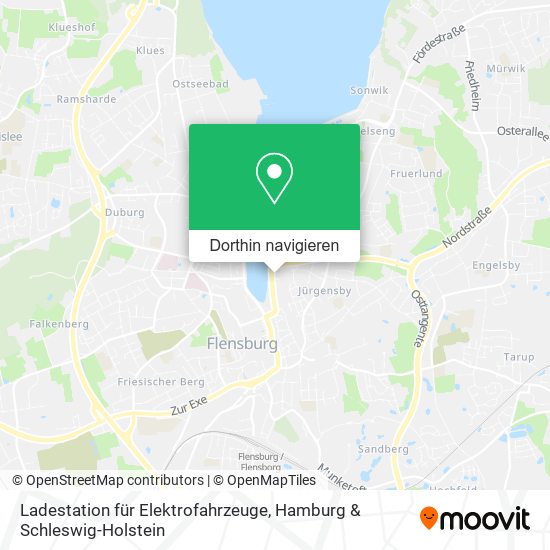 Ladestation für Elektrofahrzeuge Karte