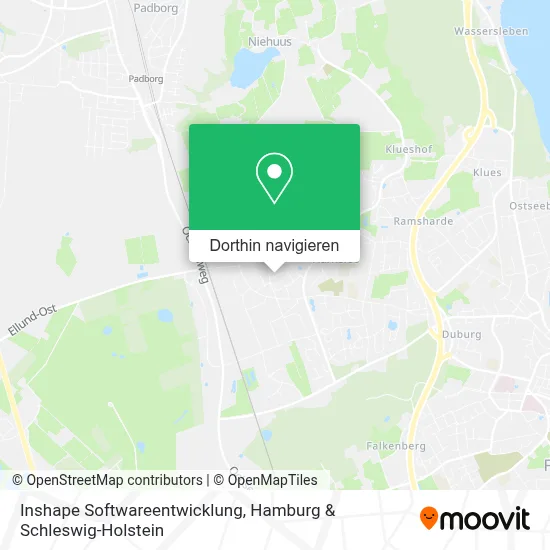 Inshape Softwareentwicklung Karte