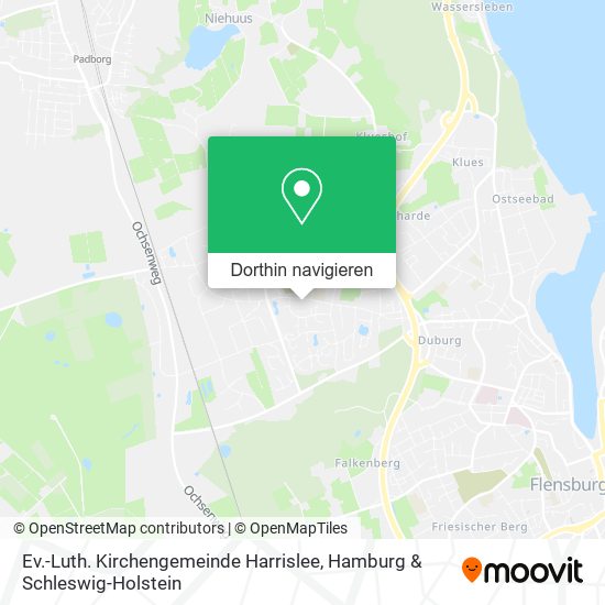 Ev.-Luth. Kirchengemeinde Harrislee Karte