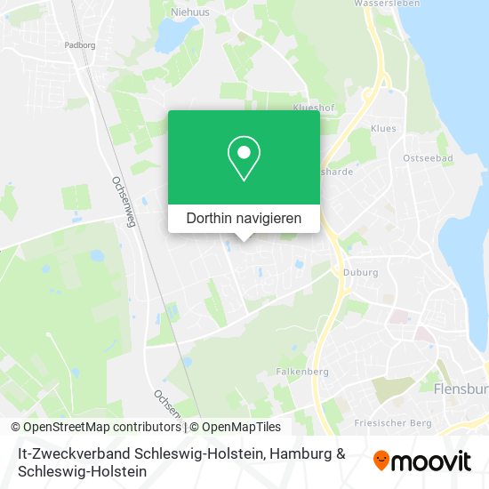 It-Zweckverband Schleswig-Holstein Karte