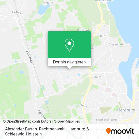 Alexander Busch. Rechtsanwalt. Karte