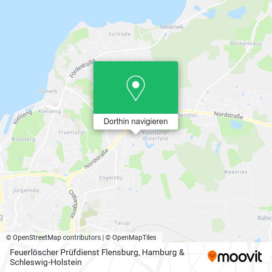 Feuerlöscher Prüfdienst Flensburg Karte
