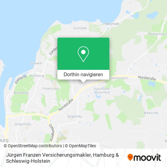 Jürgen Franzen Versicherungsmakler Karte