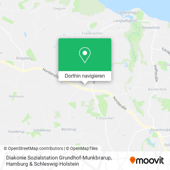 Diakonie Sozialstation Grundhof-Munkbrarup Karte