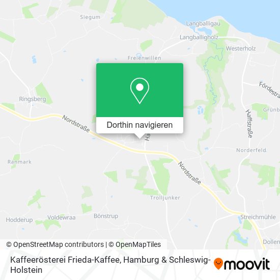 Kaffeerösterei Frieda-Kaffee Karte