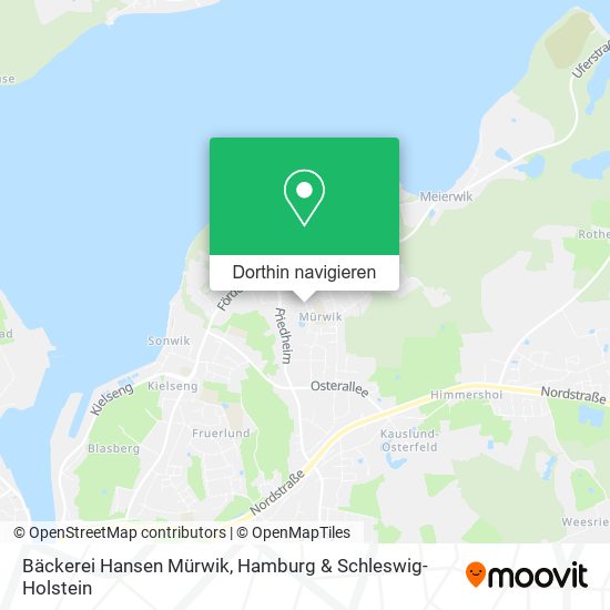Bäckerei Hansen Mürwik Karte