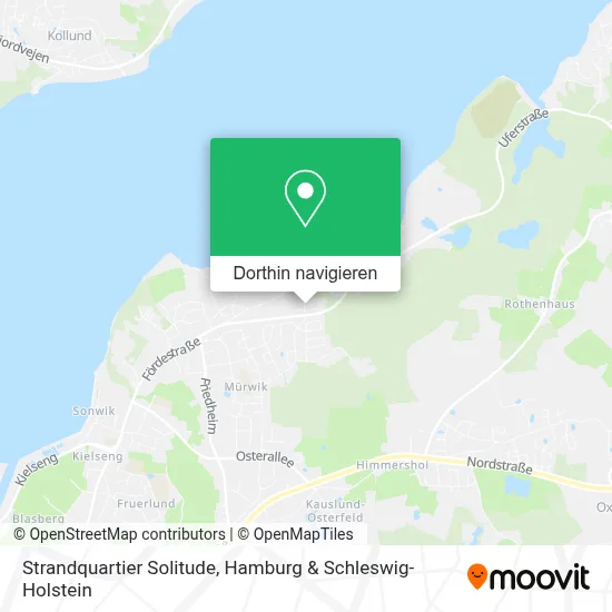 Strandquartier Solitude Karte
