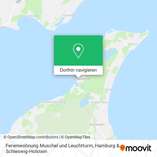 Ferienwohnung Muschel und Leuchtturm Karte