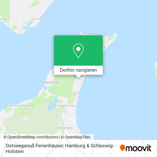 Ostseegenuß Ferienhäuser Karte