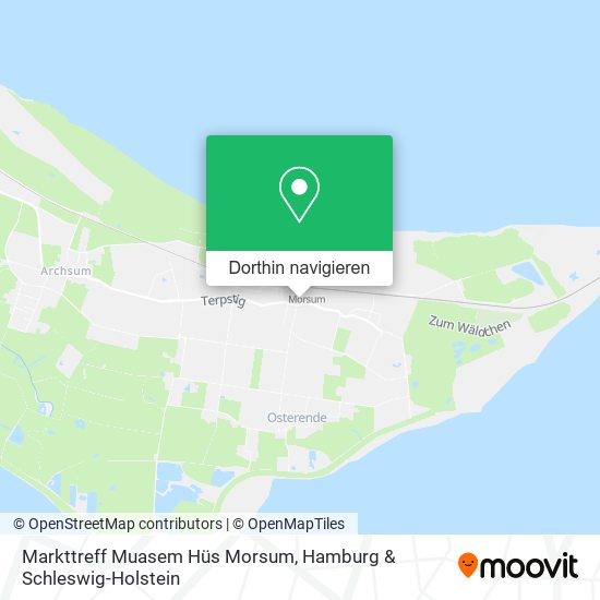 Markttreff Muasem Hüs Morsum Karte