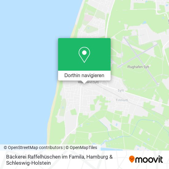 Bäckerei Raffelhüschen im Famila Karte