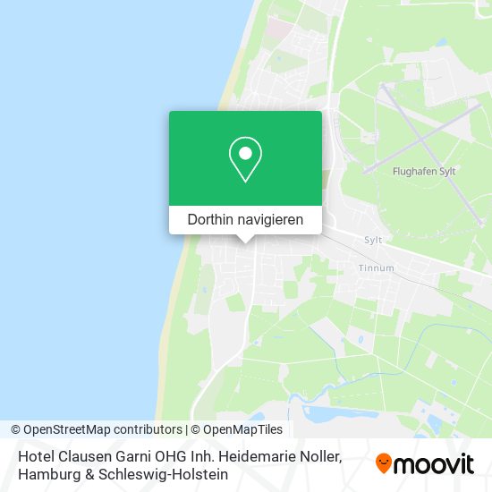 Hotel Clausen Garni OHG Inh. Heidemarie Noller Karte