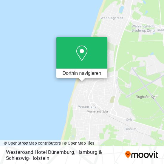 Westeröand Hotel Dünemburg Karte