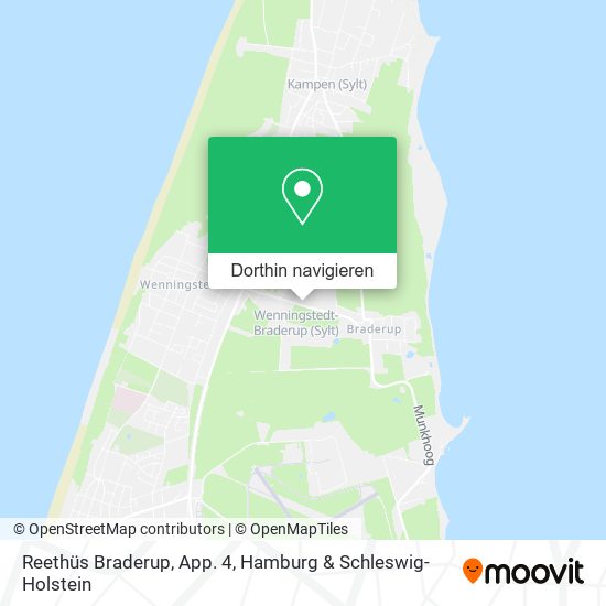 Reethüs Braderup, App. 4 Karte