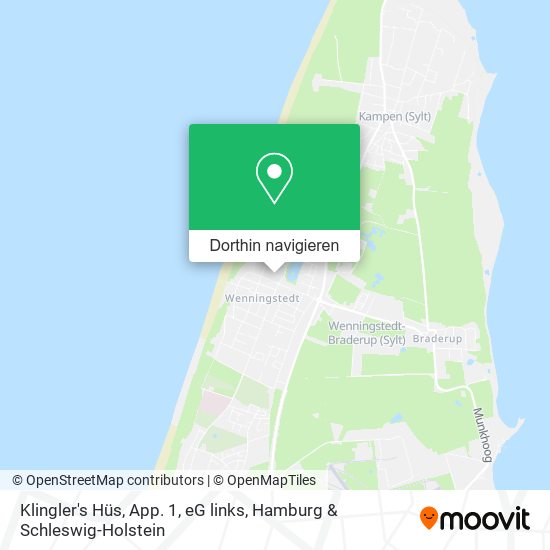 Klingler's Hüs, App. 1, eG links Karte