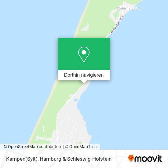 Kampen(Sylt) Karte