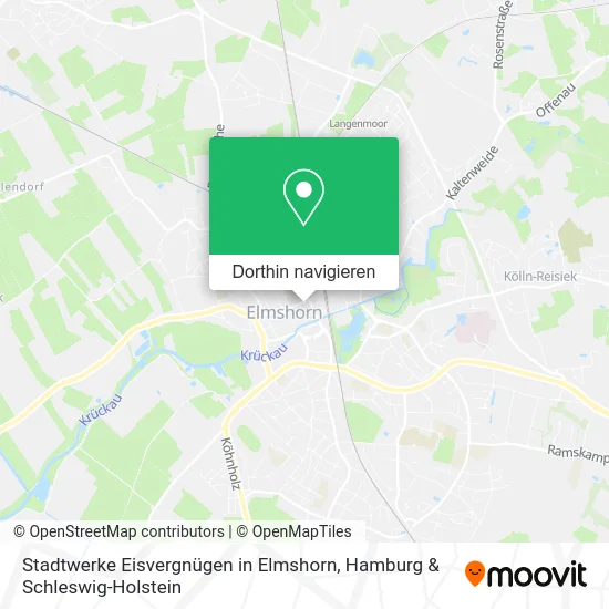 Stadtwerke Eisvergnügen in Elmshorn Karte