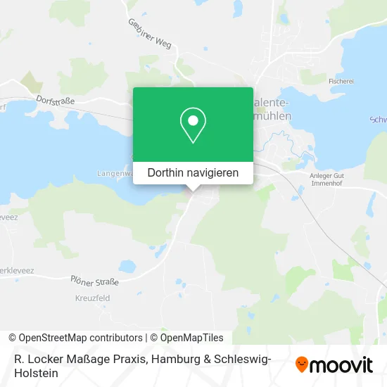 R. Locker Maßage Praxis Karte