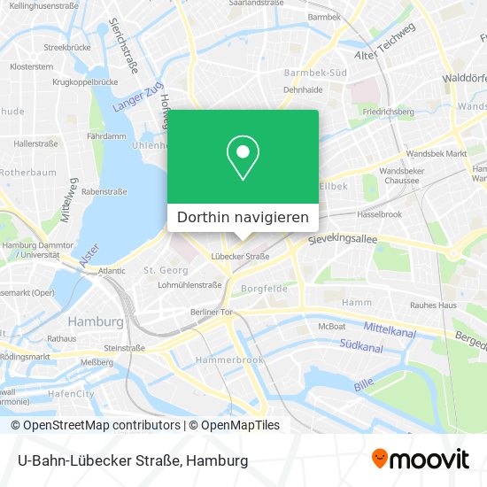 U-Bahn-Lübecker Straße Karte