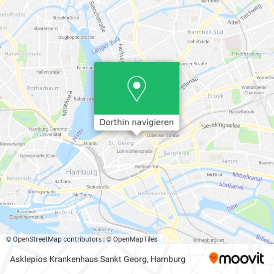 Asklepios Krankenhaus Sankt Georg Karte