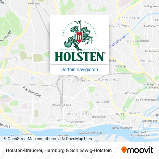 Holsten-Brauerei Karte
