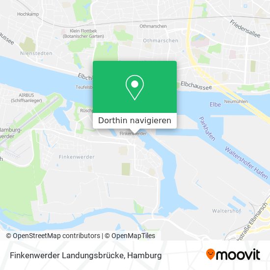 Finkenwerder Landungsbrücke Karte