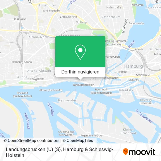 Landungsbrücken (U) (S) Karte