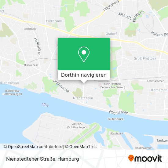 Nienstedtener Straße Karte