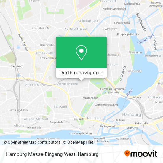 Hamburg Messe-Eingang West Karte