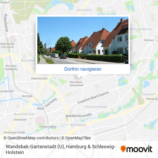 Wandsbek-Gartenstadt (U) Karte