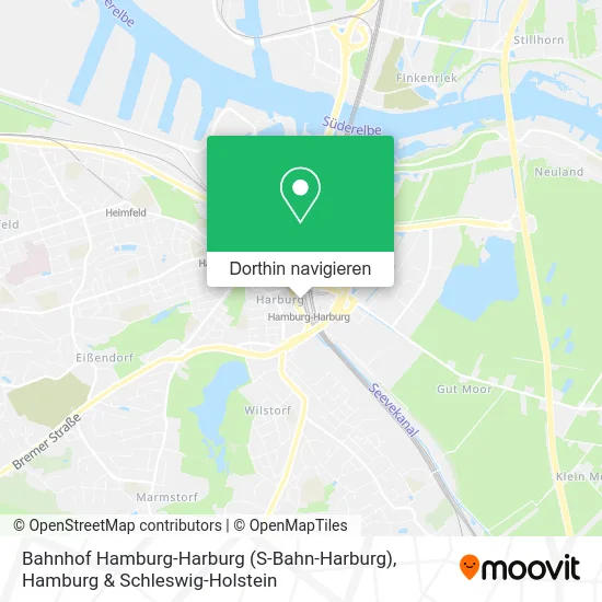 Bahnhof Hamburg-Harburg (S-Bahn-Harburg) Karte