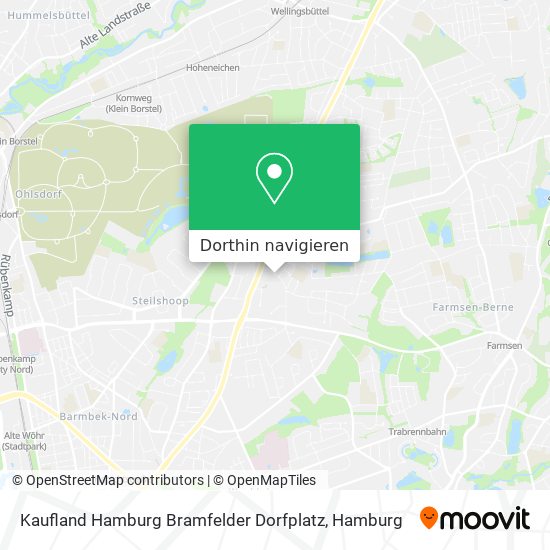 Kaufland Hamburg Bramfelder Dorfplatz Karte